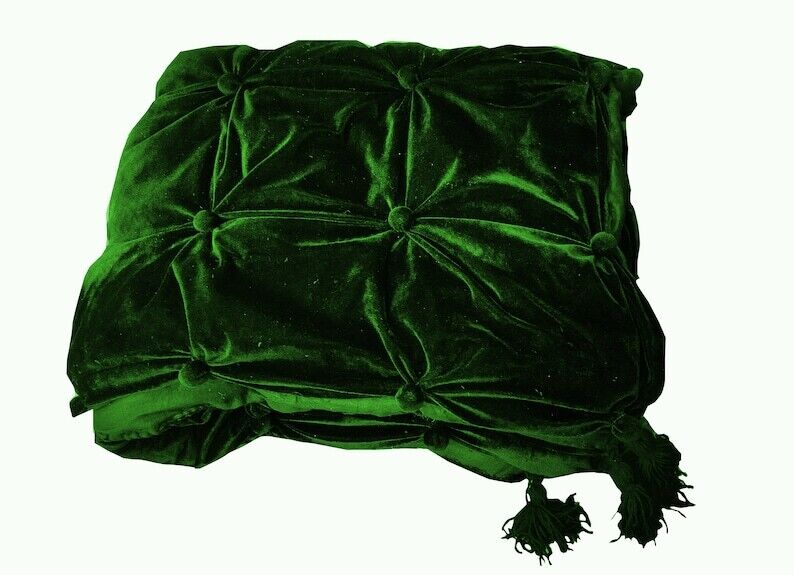 Emerald green velvet comforter, Emerald Green Luxury Quilt