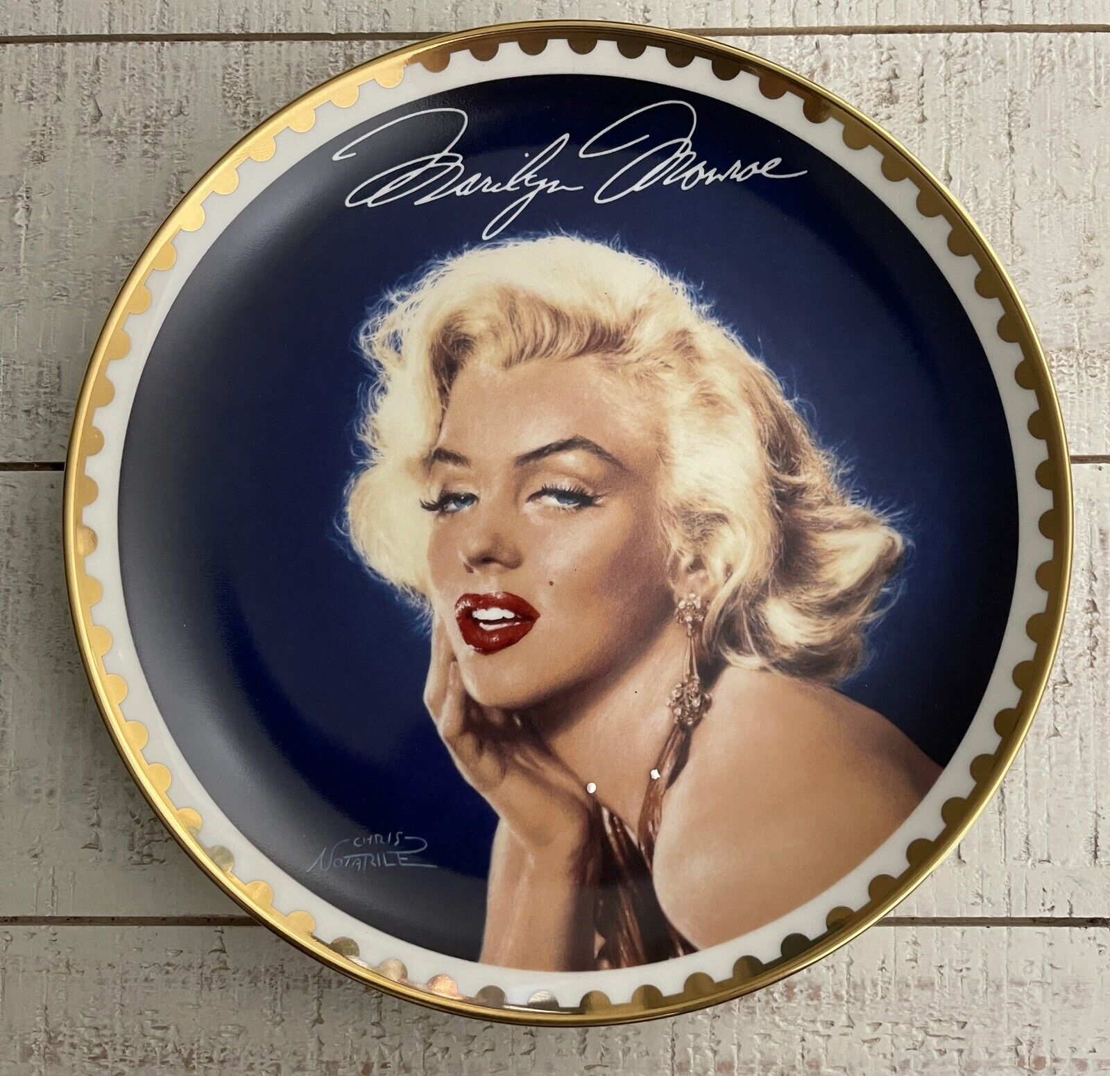 The Gold Collection... 6 MARILYN MONROE Collector Plates with COA