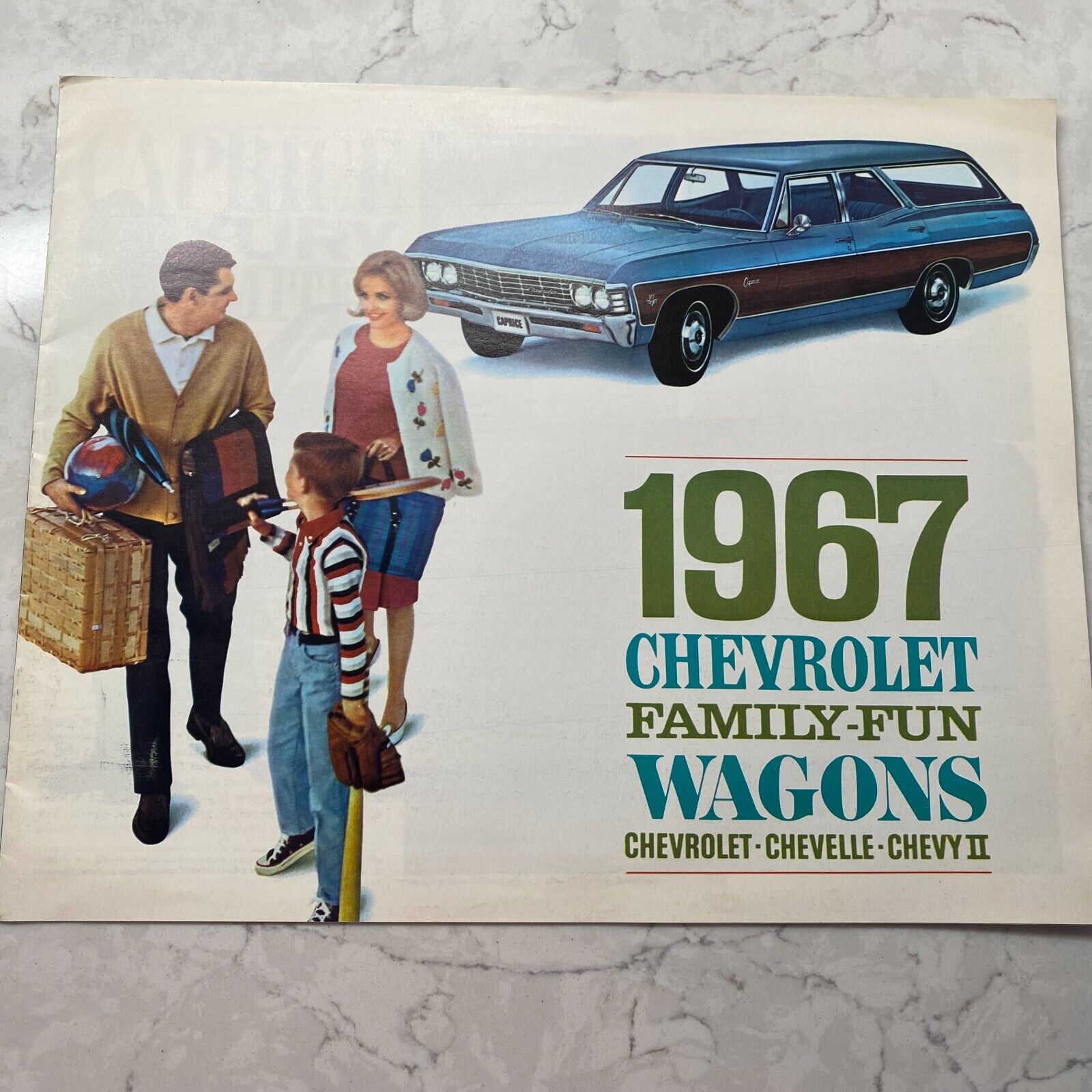 1967 Chevrolet Chevelle and Chevy II Family-Fun Wagons Dealer Sales Brochure