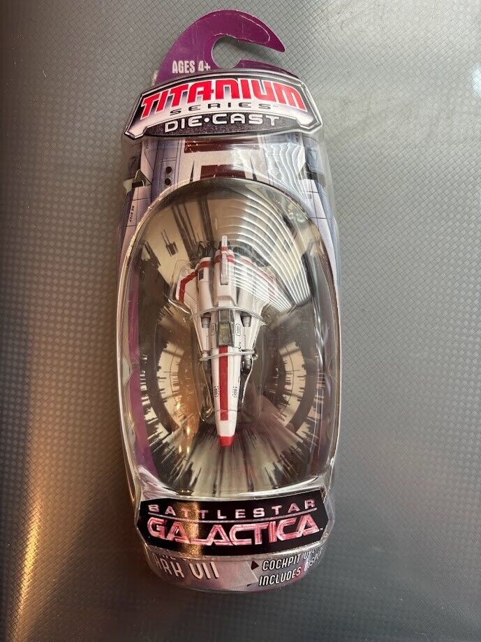 Titanium Series Die-Cast Battlestar Galactica Colonial Viper Mark VII Hasbro