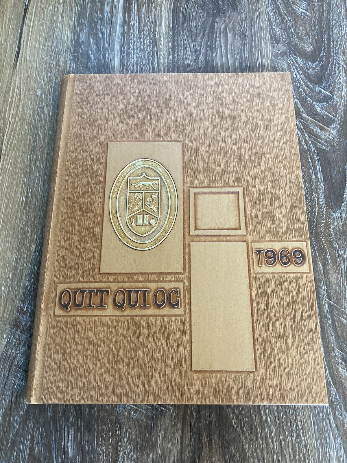 1969 Plymouth High School Wisconsin Yearbook Quit Qui Oc - Governor Tony Evers