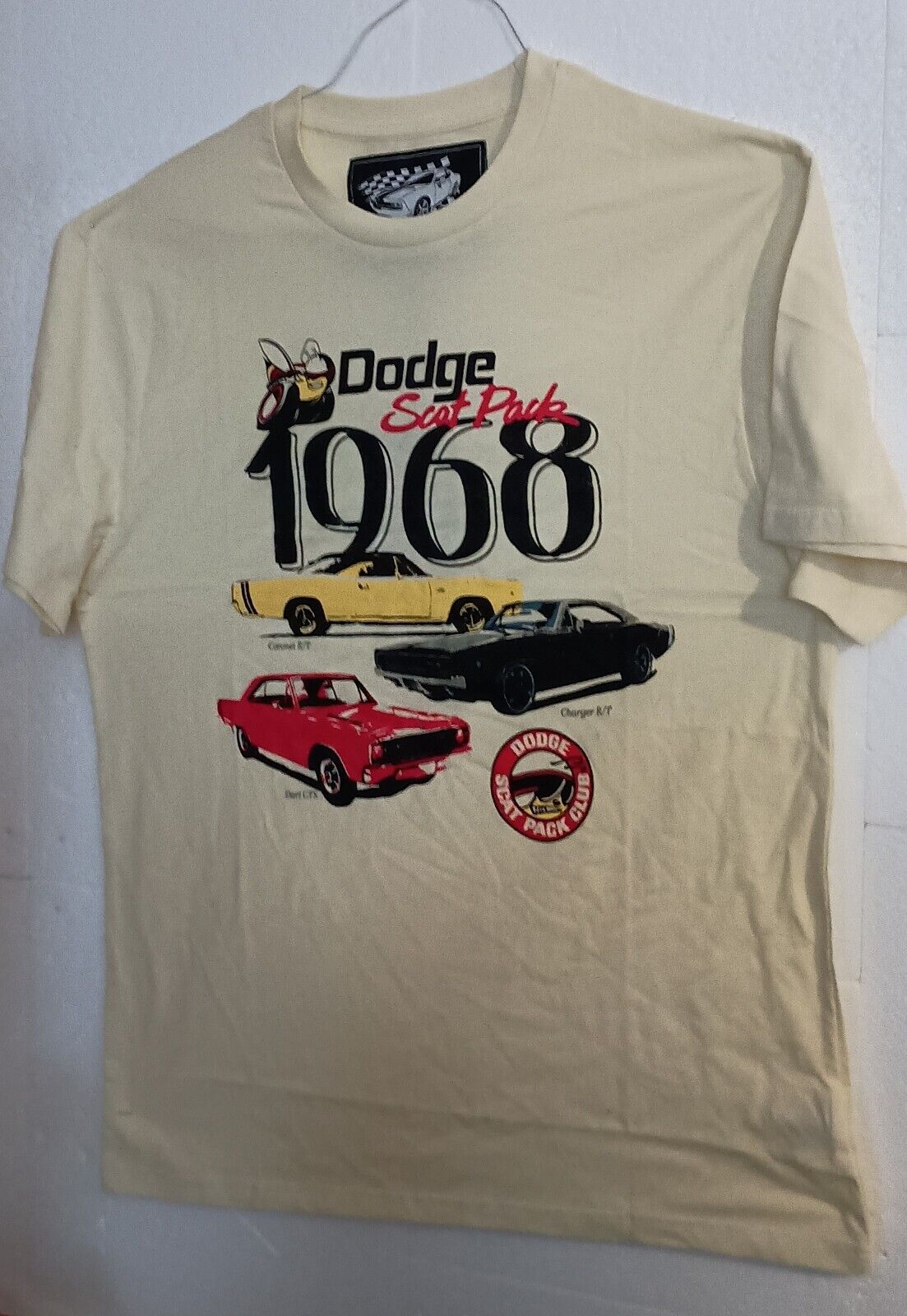 1968 Dodge Scat Pack Club Charger Coronet R/T Dart GTS MOPAR NOS New XXL T-Shirt