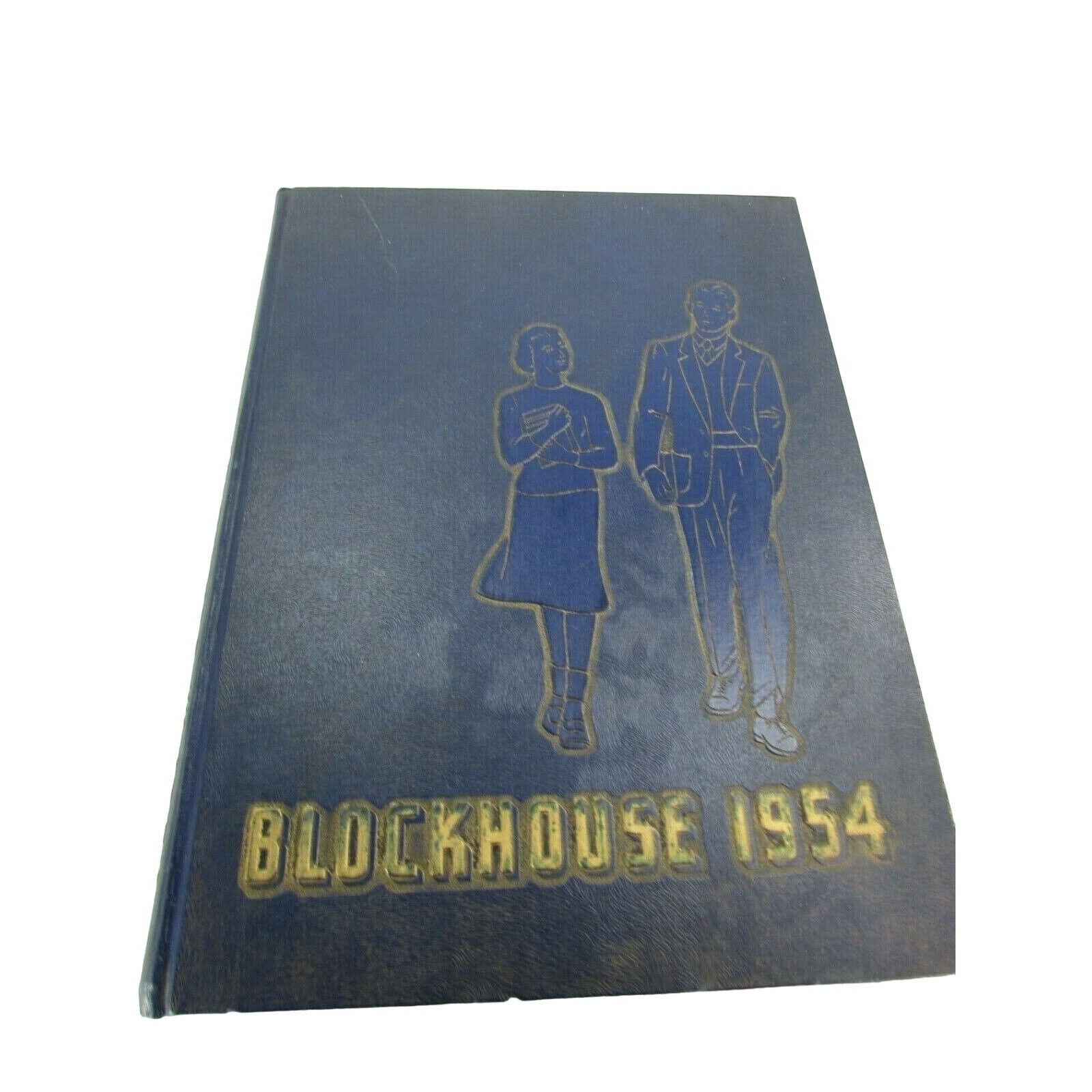 1954 Vintage University of Toledo Ohio Yearbook Annual Blockhouse 31252