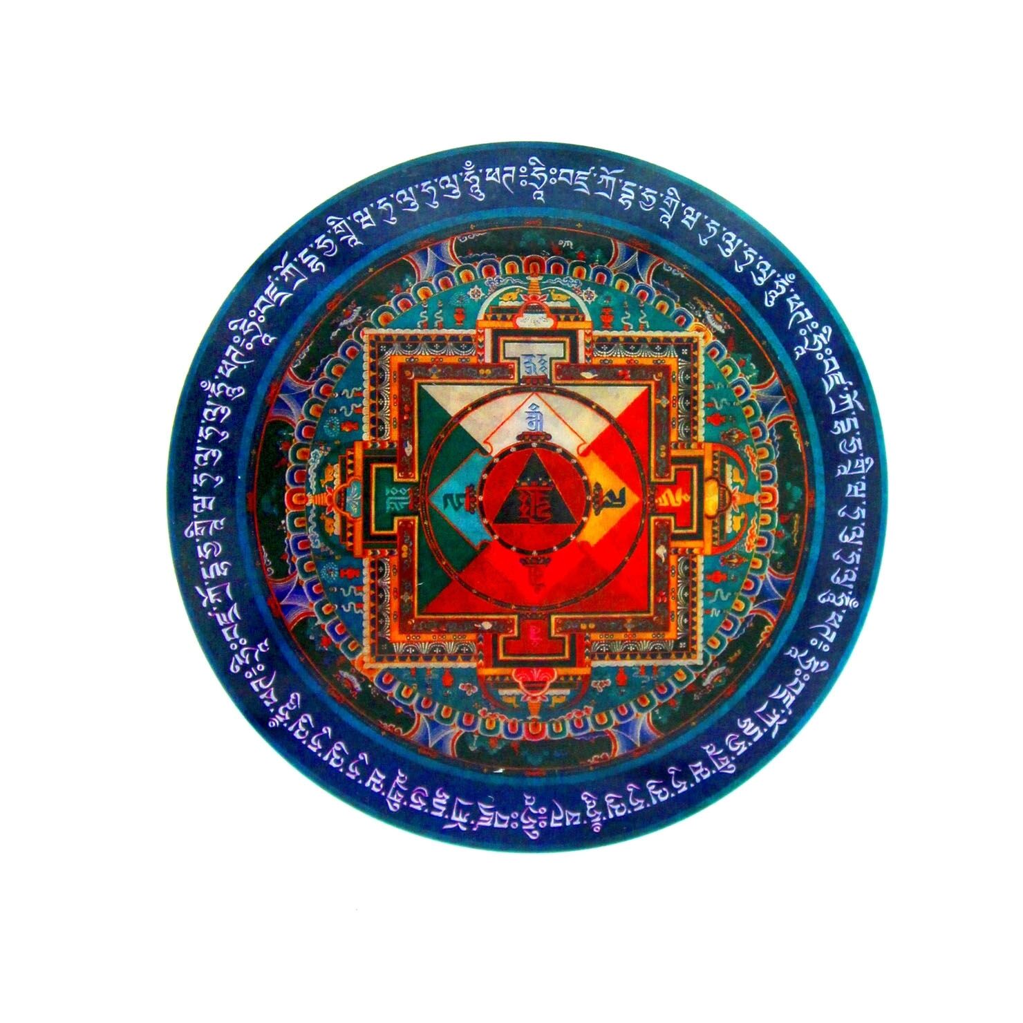 2 Pcs of Feng Shui Hayagriva Mandala sticker 