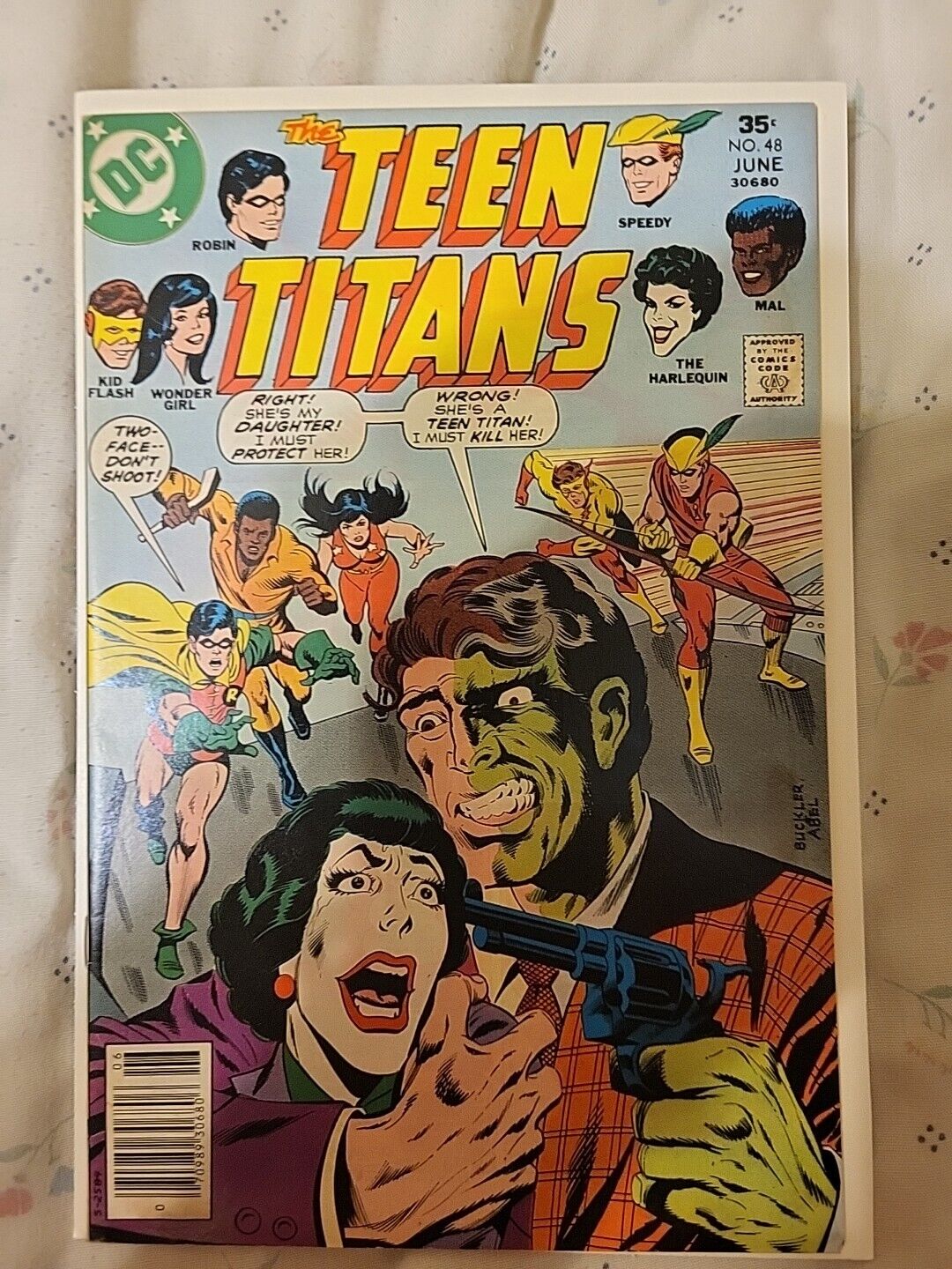 Teen Titans #48 (DC 1977) 1st Appearance Karen Beecher as Bumblebee FINE+