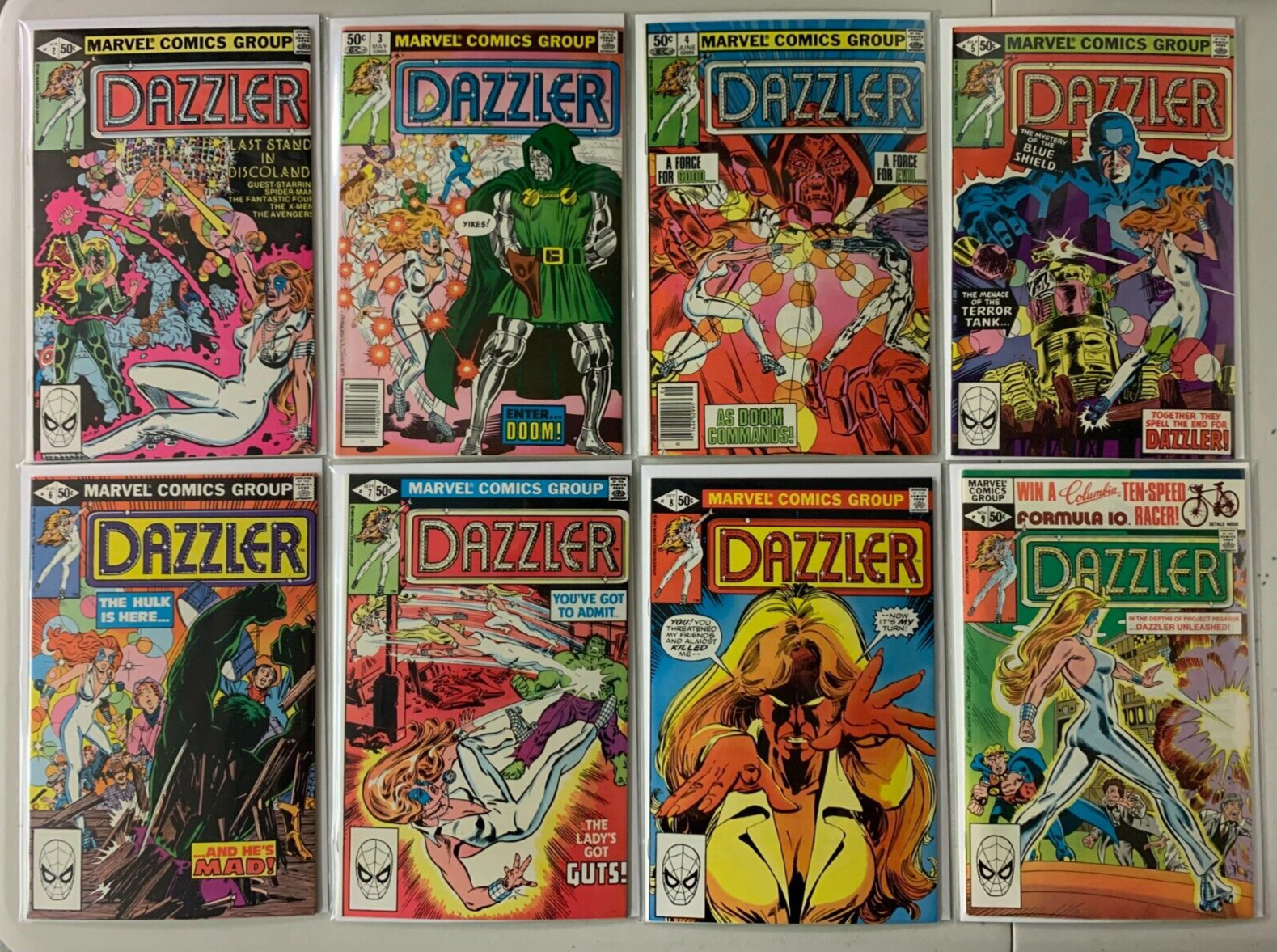 Dazzler lot #2-26 Marvel 25 different books (8.0 VF) (1981 to 1983)