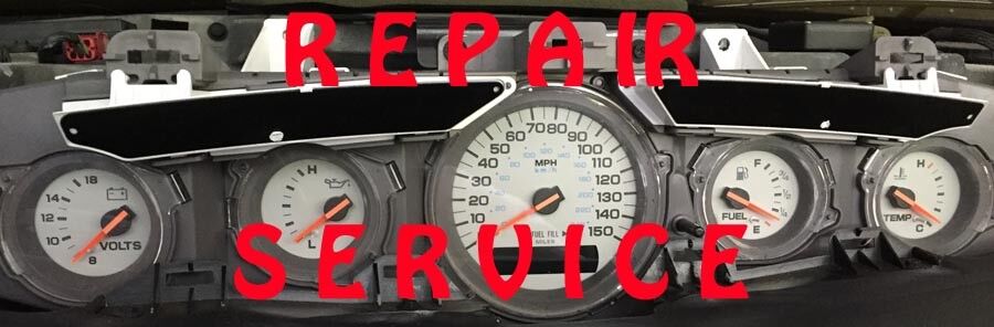 1997 1998  2001 PLYMOUTH PROWLER INSTRUMENT CLUSTER REPAIR SERVICE SPEEDOMETER