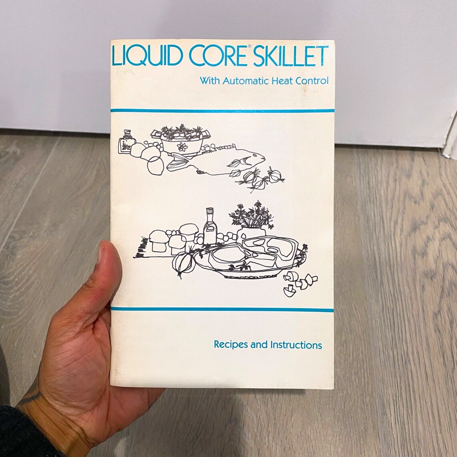 Liquid Core Skillet w/ Automatic Heat Control Recipes & Instructions *VERY GOOD*
