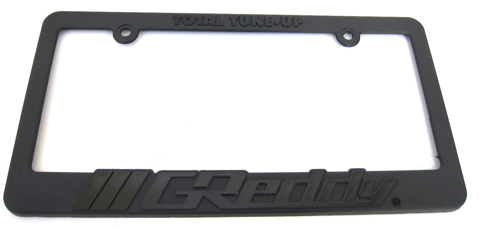 GReddy Total Tune Up License Plate Frame Stealth Black Out Plastic JDM 21112001