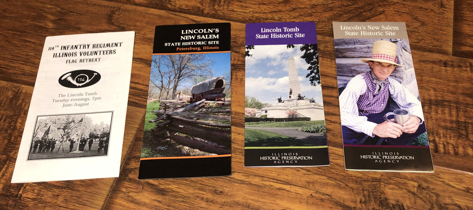 Lot Of 4 Abraham Lincoln Promotional 2003-2006 Pamphlet & Brochures