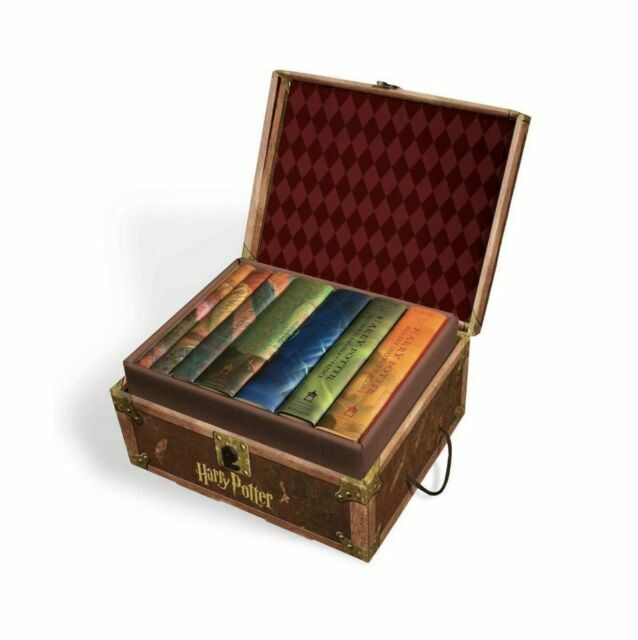 Harry Potter 1-7 Books Set Collectible Chest Box