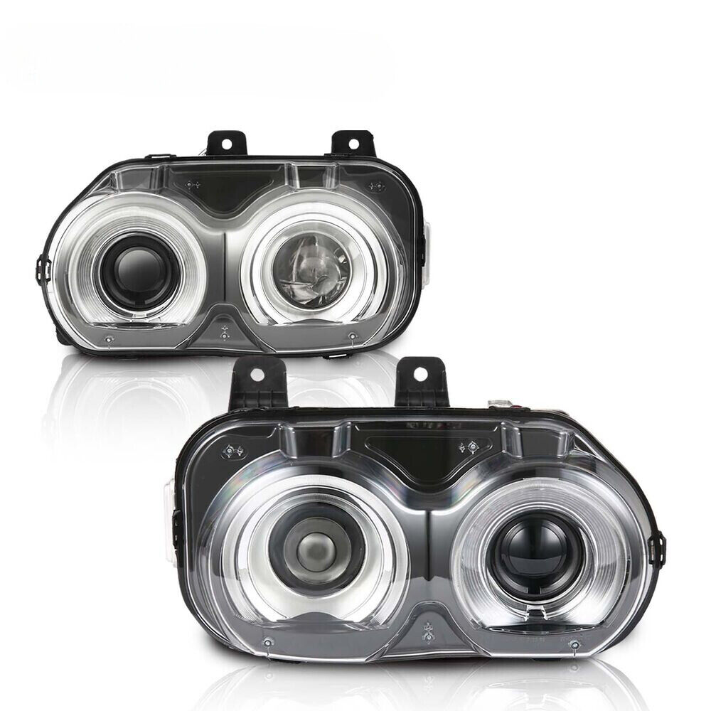 For 2015-2023 Dodge Challenger HID Headlights W/LED DRL Left & Right Pair