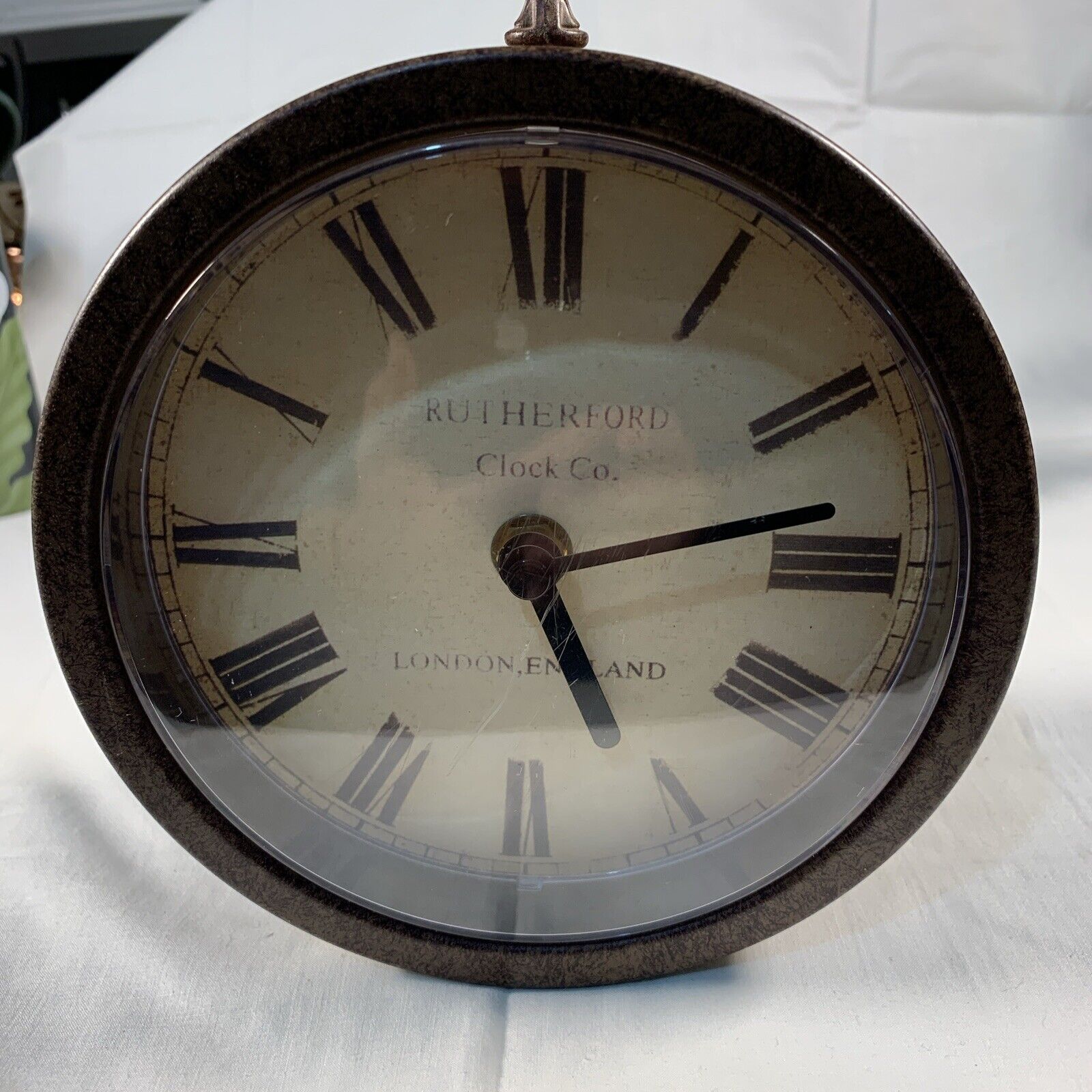 Vintage Rutherford Clock Co Antique Replica