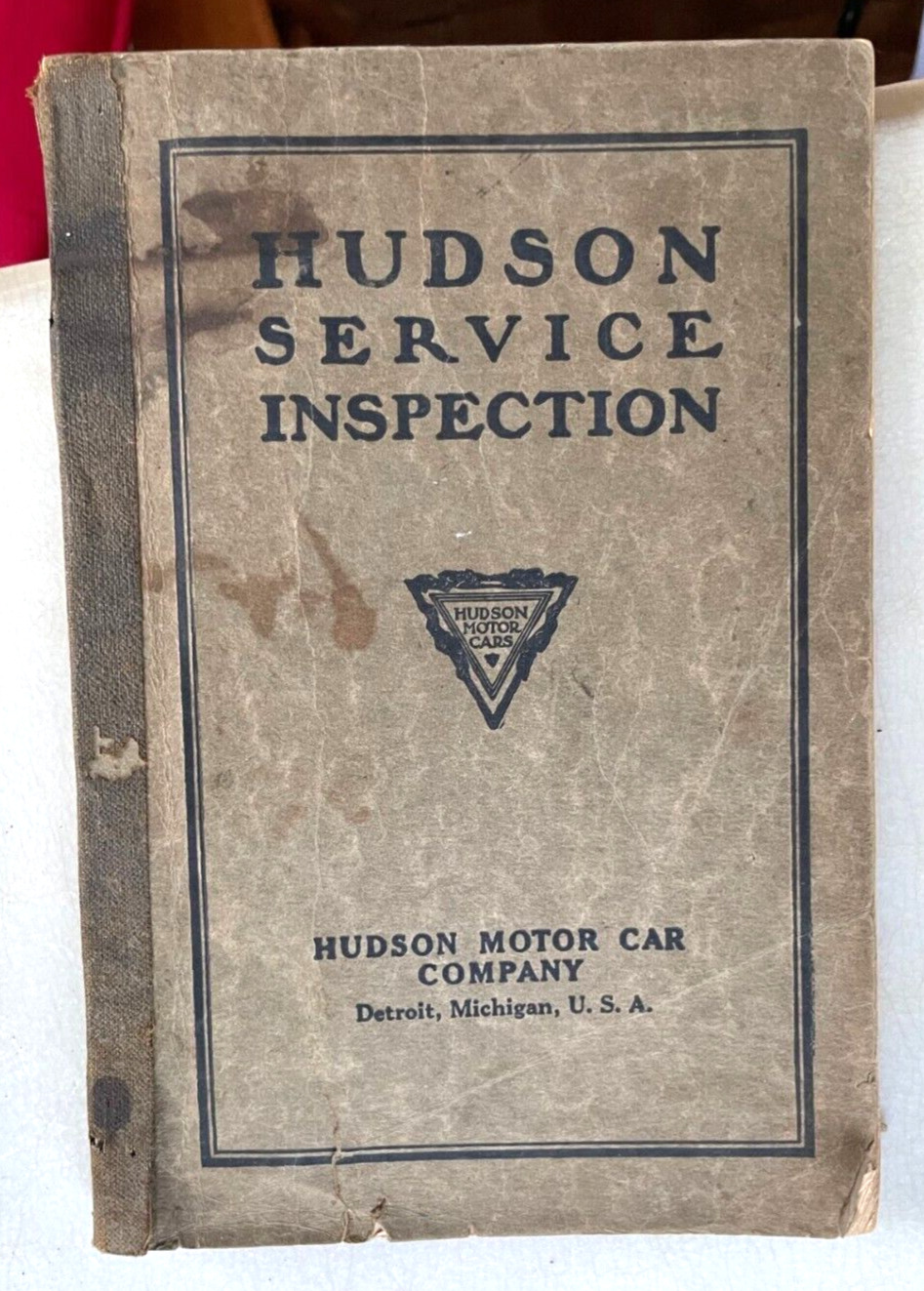 1916 Hudson Manual Service & Inspection Cards Repairs Dealers 48 States List Map