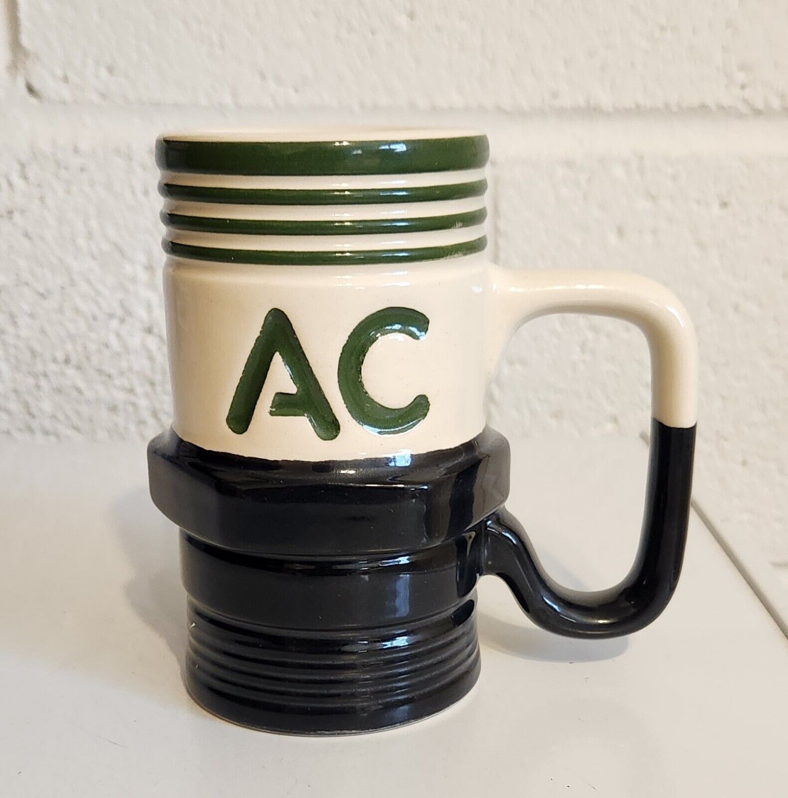 AC Spark Plug Shaped Ceramic Coffee Mug-AC Delco