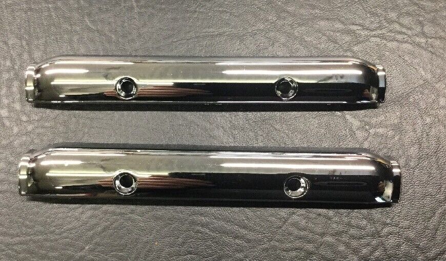 AirCooled Type 1 Pop Out Hinge Covers  Chrome  Prt# 113847129A