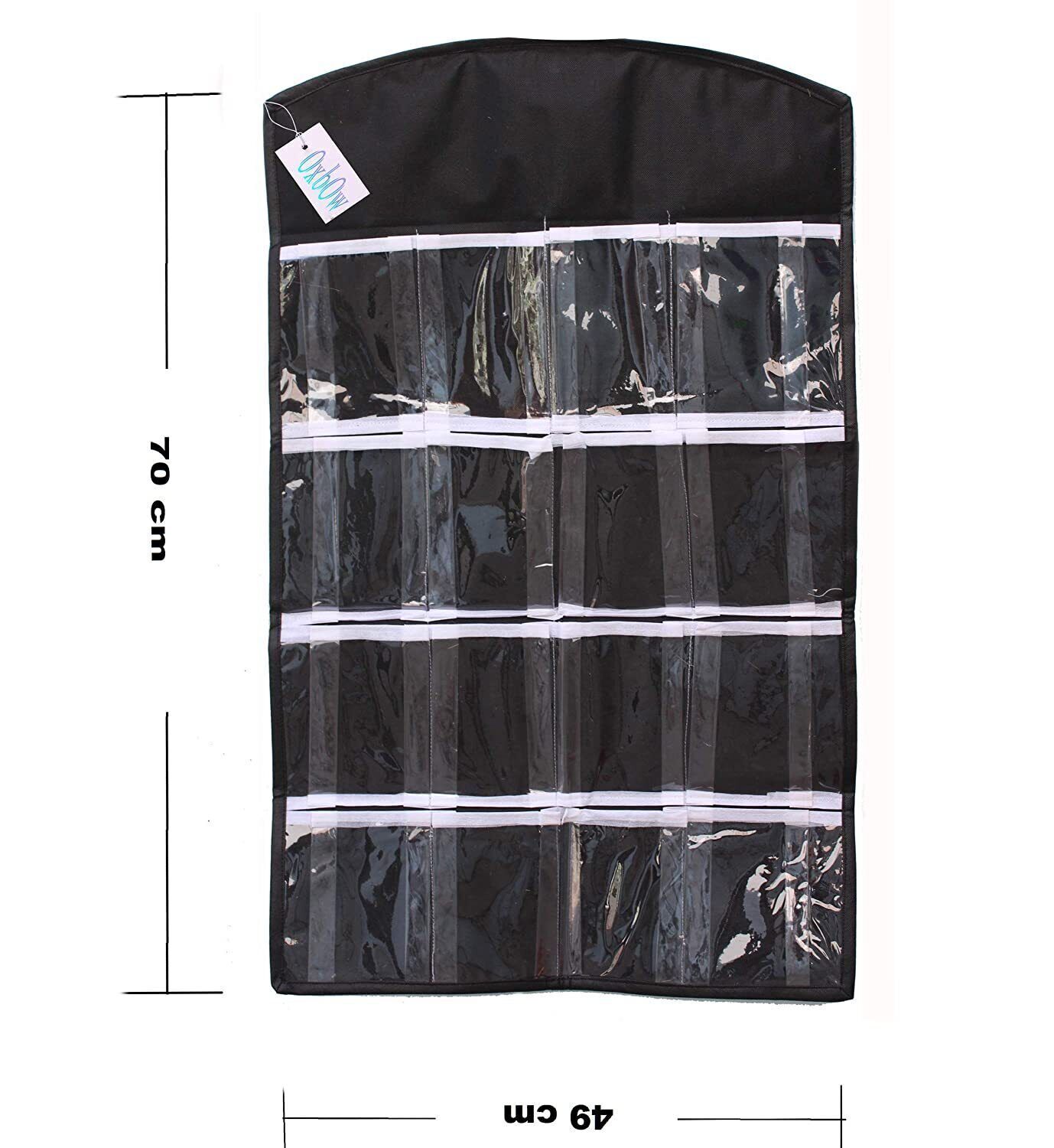 Transparent Wall Hanging Organiser For Storage With 16 Pockets 