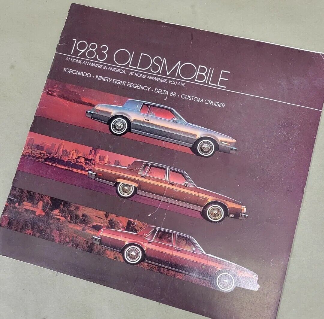 1983 Oldsmobile New Car Sales Promo Book OEM GM