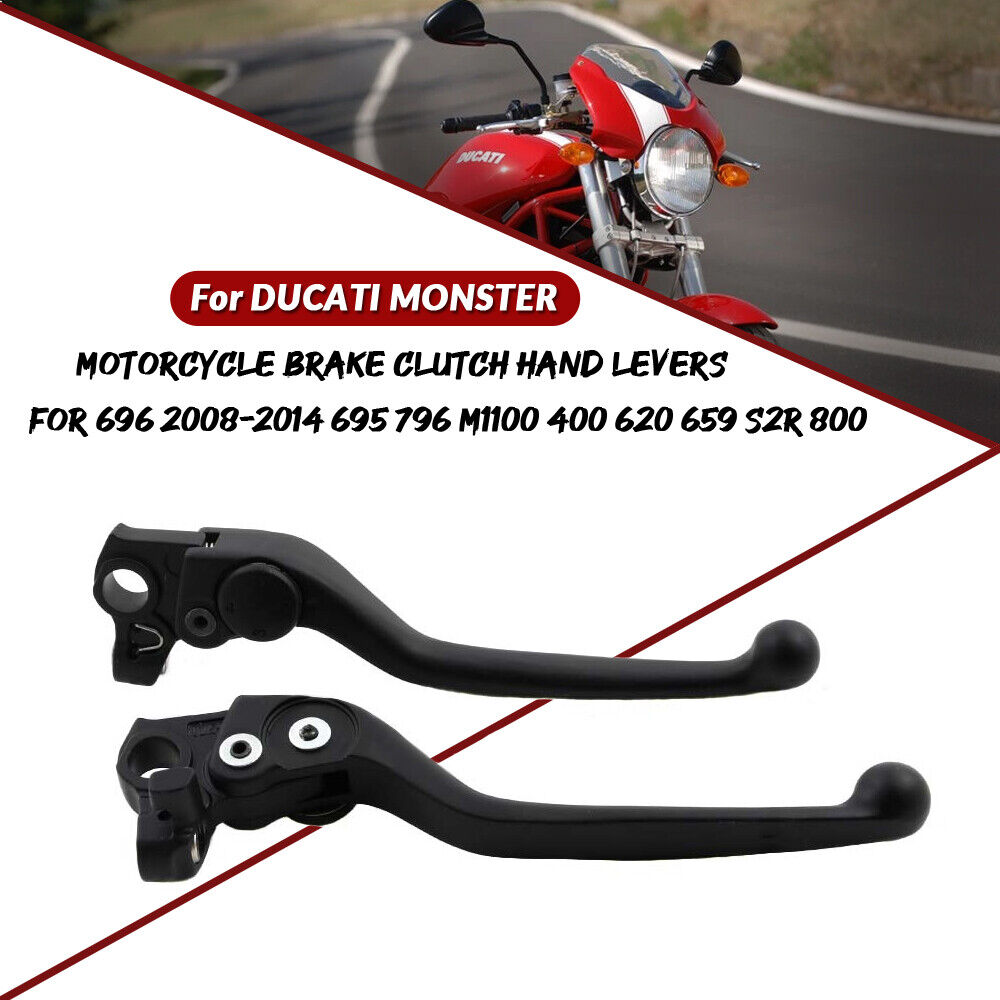 Front brake & clutch levers For DUCATI MONSTER 696 2008-2014 695 796 M1100 400