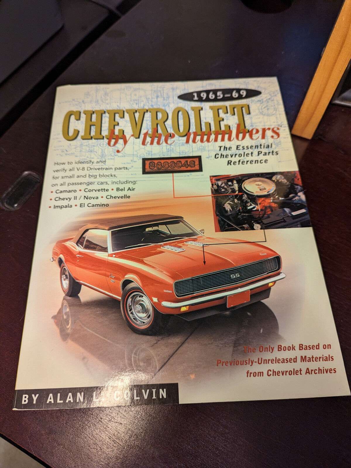 Chevrolet by the Numbers 1965-69: Essential Parts Reference book by Alan Colvin
