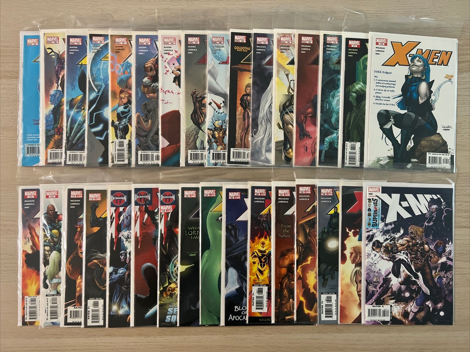 X-Men Vol.2 #157-188 (32 Books) Complete Run Marvel Comics  2004-2006