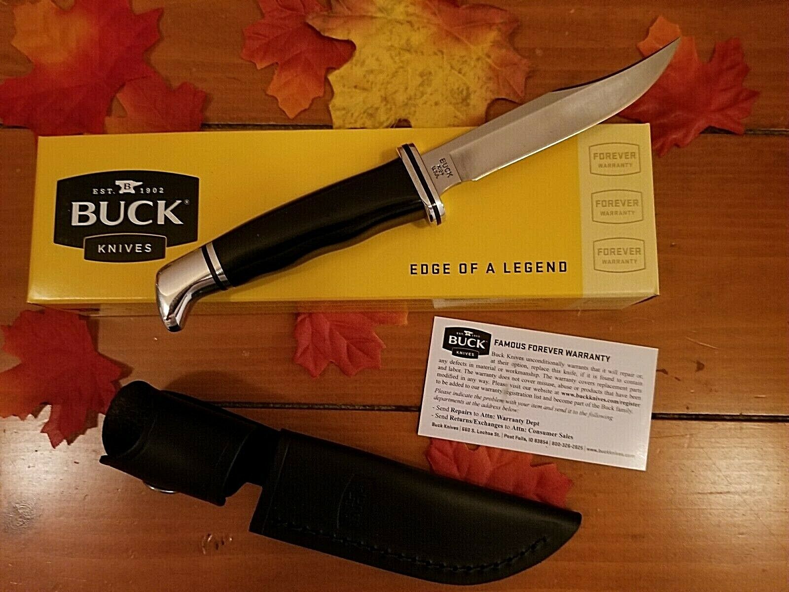 BUCK KNIFE - #102 WOODSMAN FIXED BLADE- 7 3/4\