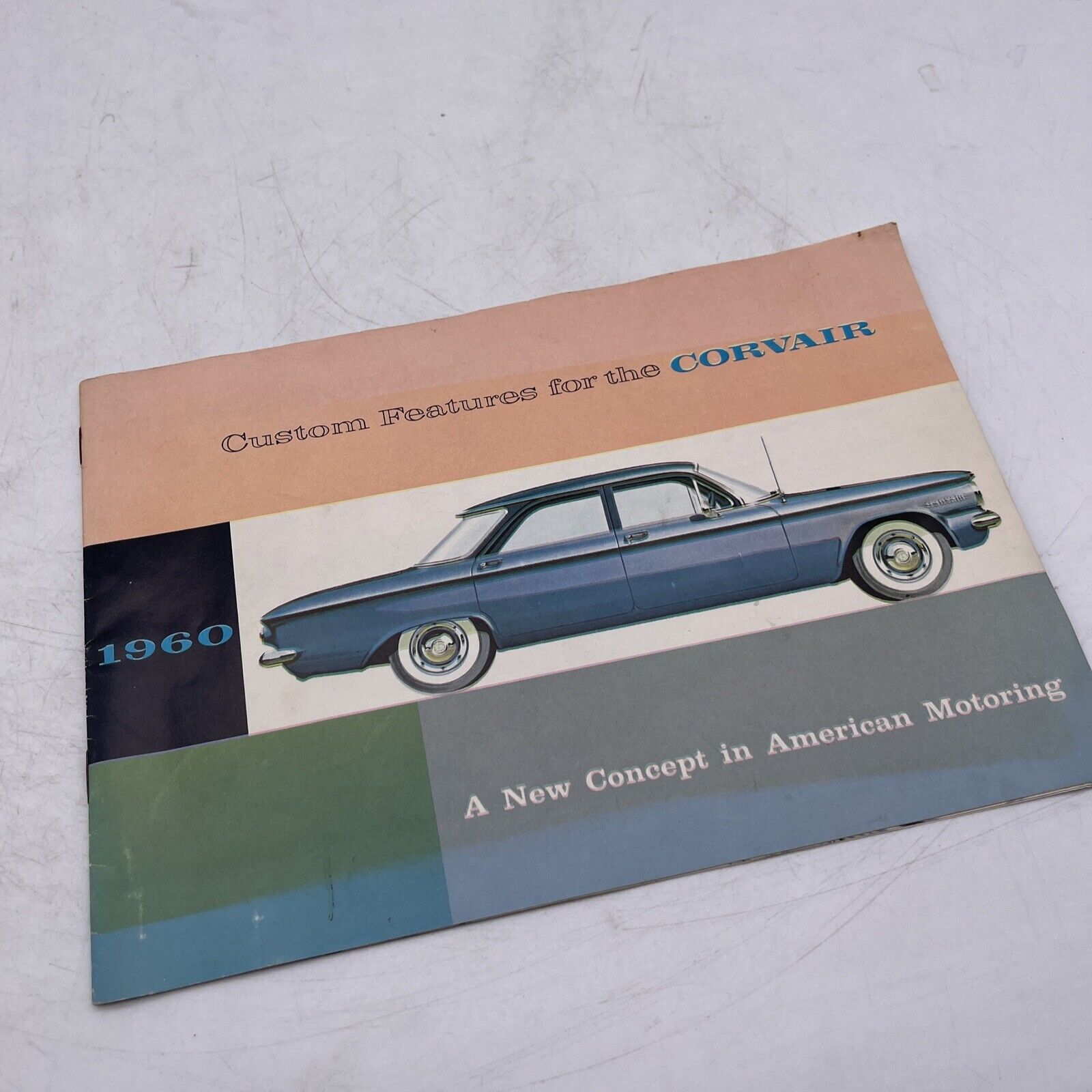 *RARE* 1960 Chevrolet Corvair Advertising 12-pg Dealers Booklet 
