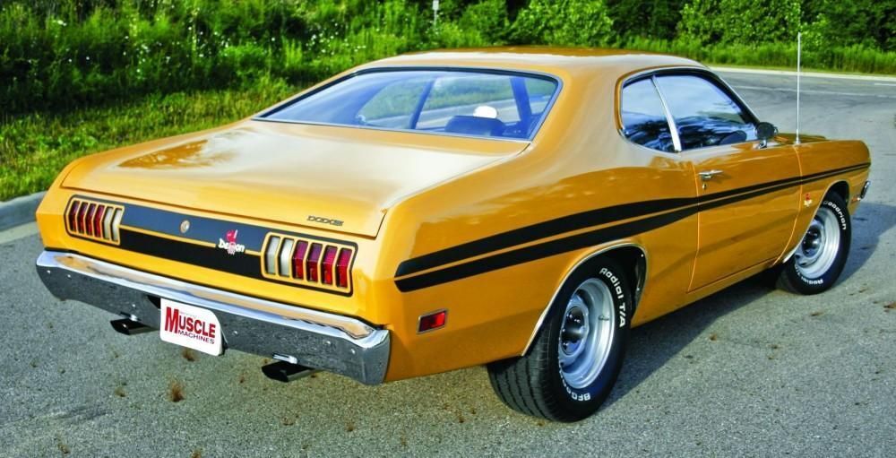 Tail Panel Stripes for 1971 1972 Dodge Demon
