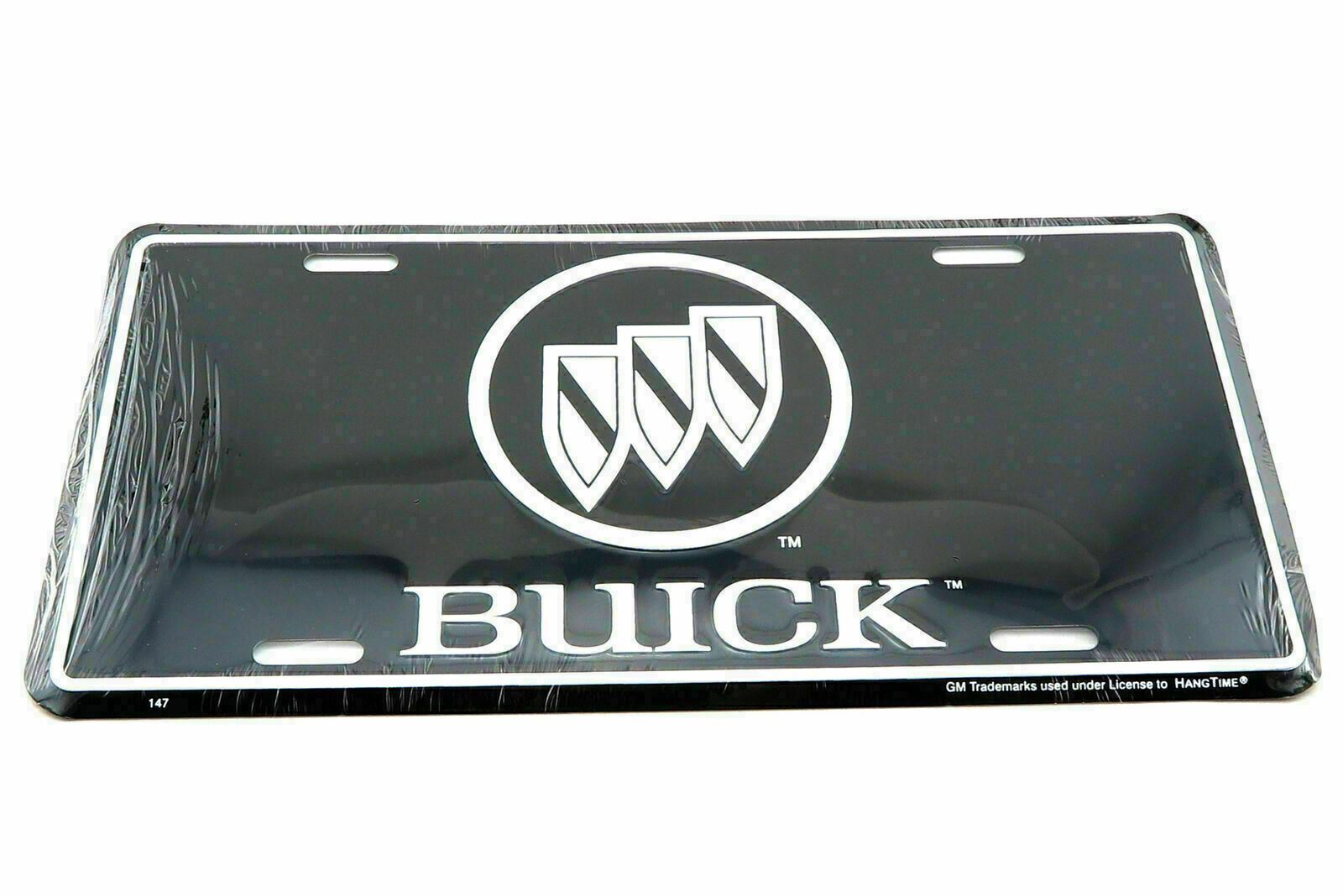 Buick Logo Licensed Aluminum Metal License Plate Tag