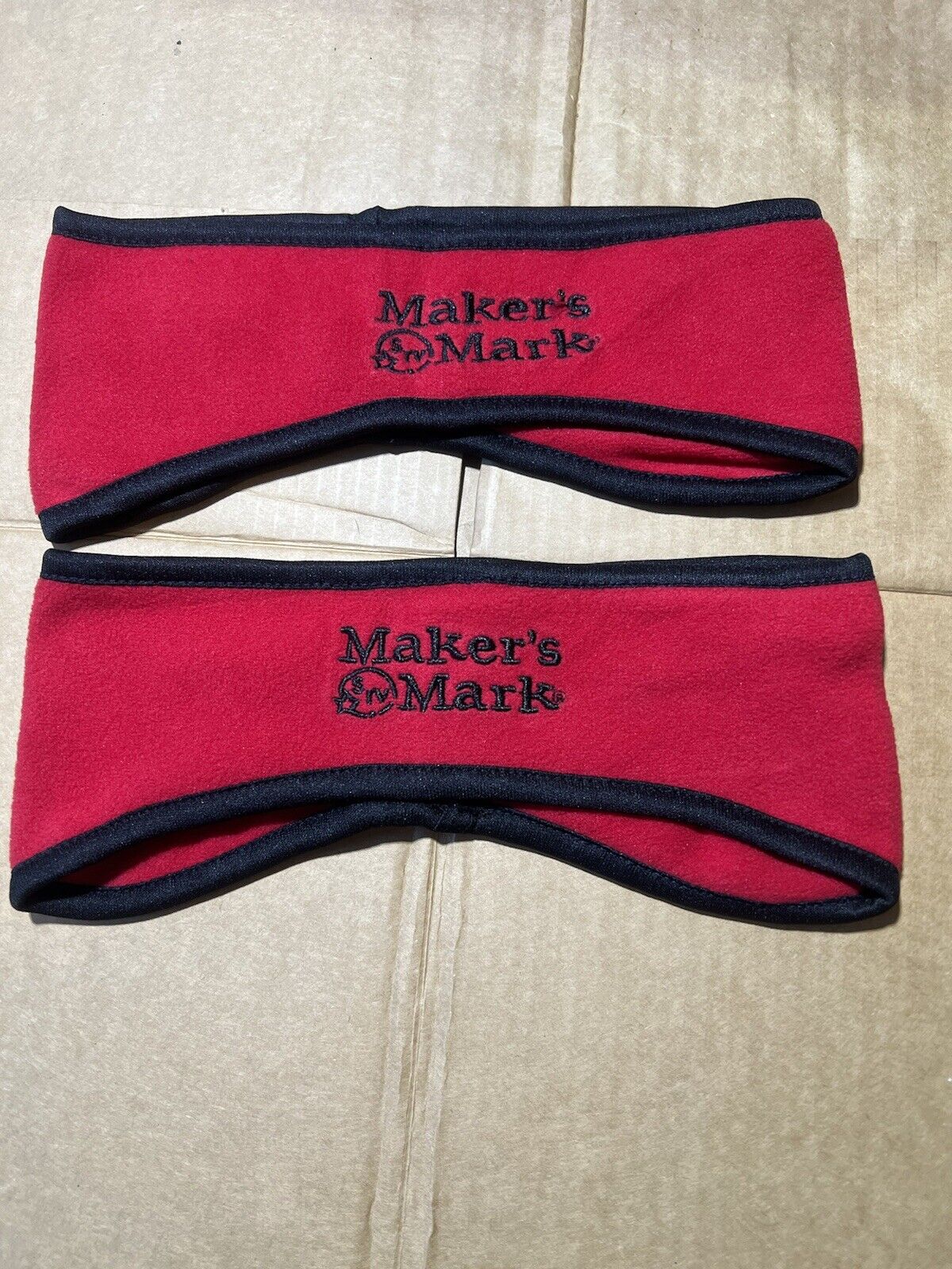 Sets Of 2 Makers Mark Winter Headbands, Fleece Headband- Brand New In Bag