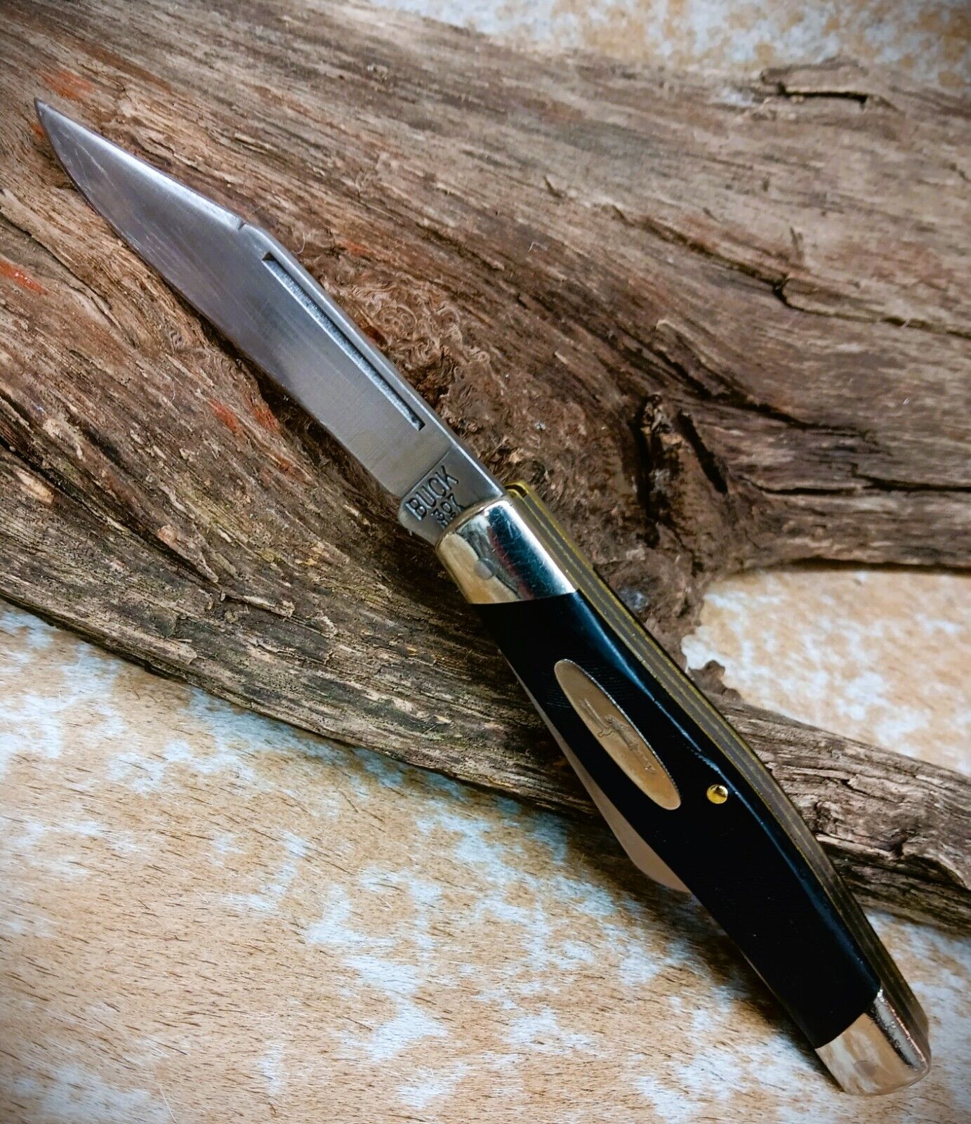 Buck USA 307 Wrangler Stockman Pre '86 Date Camillus Made Good Solid Use Knife