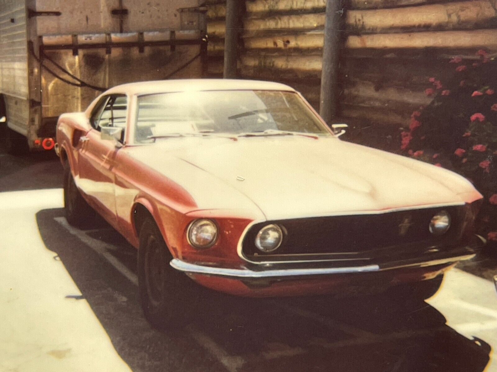 CCJ 2 Photographs From 1980-90\'s Polaroid Artistic Of A 1969 Ford Mustang 357