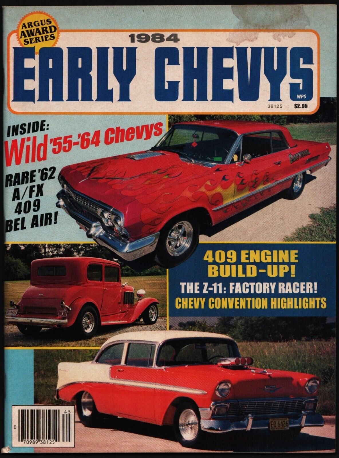 1974 EARLY CHEVYS MAGAZINE, \'55-\'64, \'62;A/FX 409 BEL AIR, 409 BUILD
