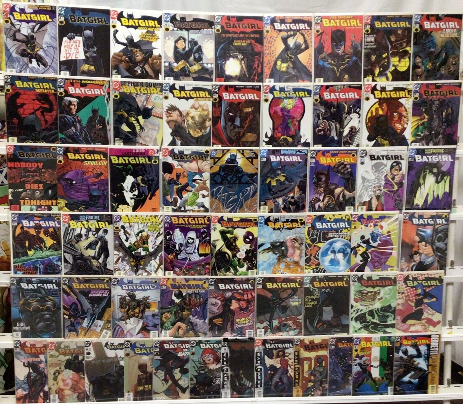 DC Comics Batgirl Run Lot 1-58 Plus Annual, Secret Files Missing 51,53,54 VF/NM