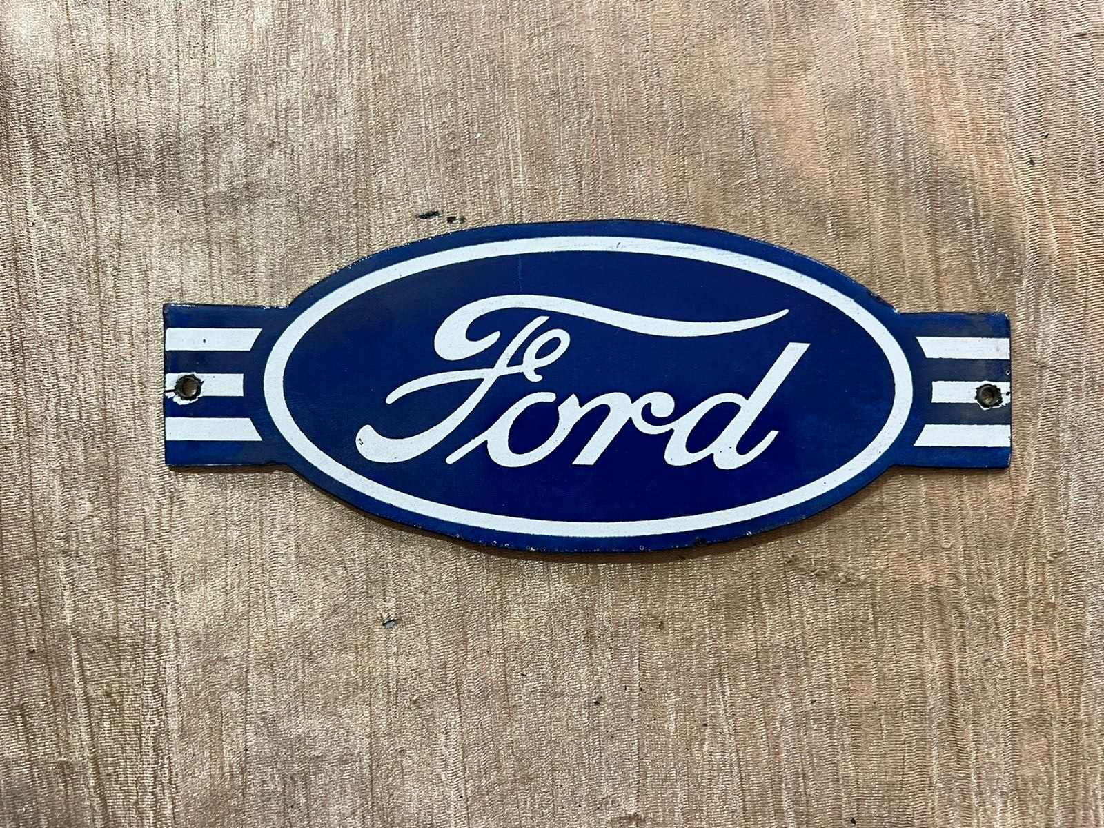 Porcelain Ford Enamel Sign Size 9x3.5 Inches