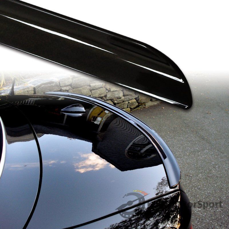 Fyralip Y22 Painted Black Trunk lip Spoiler For Holden Commodore VY Sedan 02-04