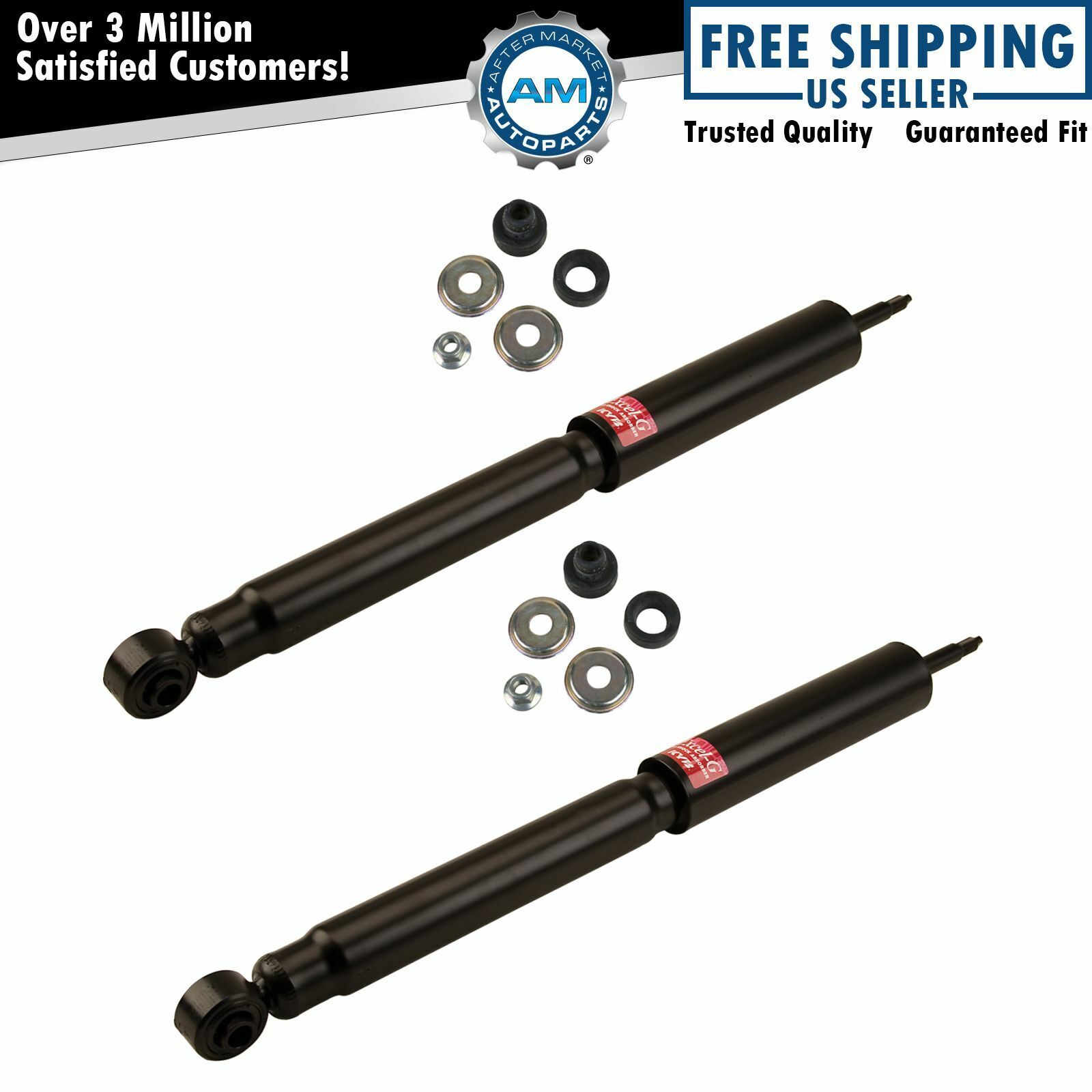 KYB Excel-G 344376 Front Shock Absorber LH RH Pair for Ram 1500 2500 4WD New