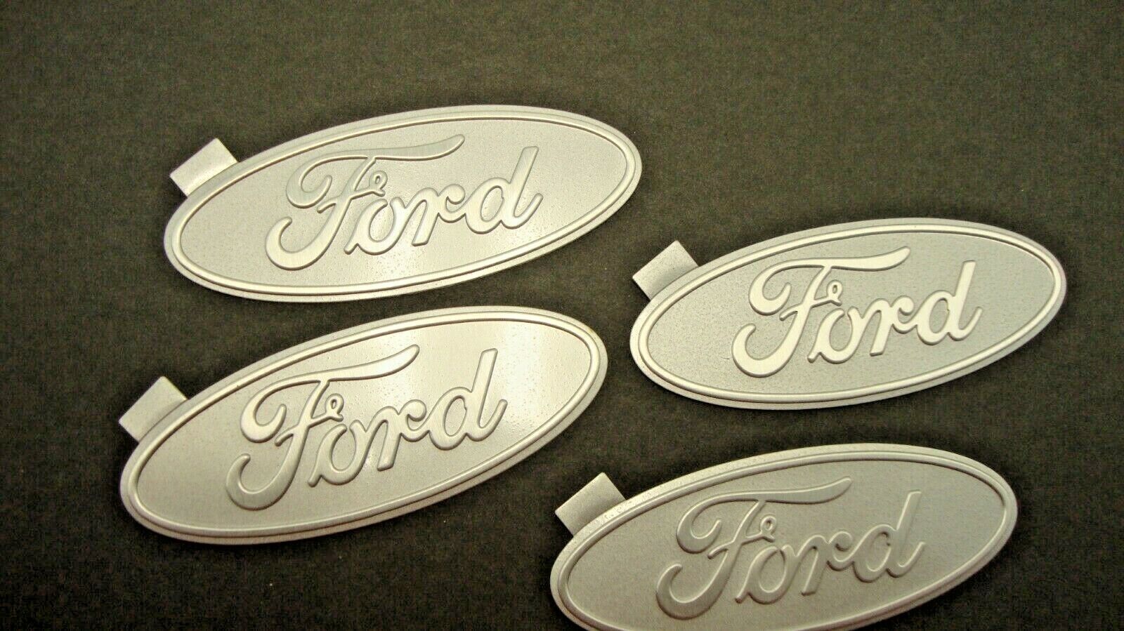 Lot of 4 Ford Aluminum stickers 4\