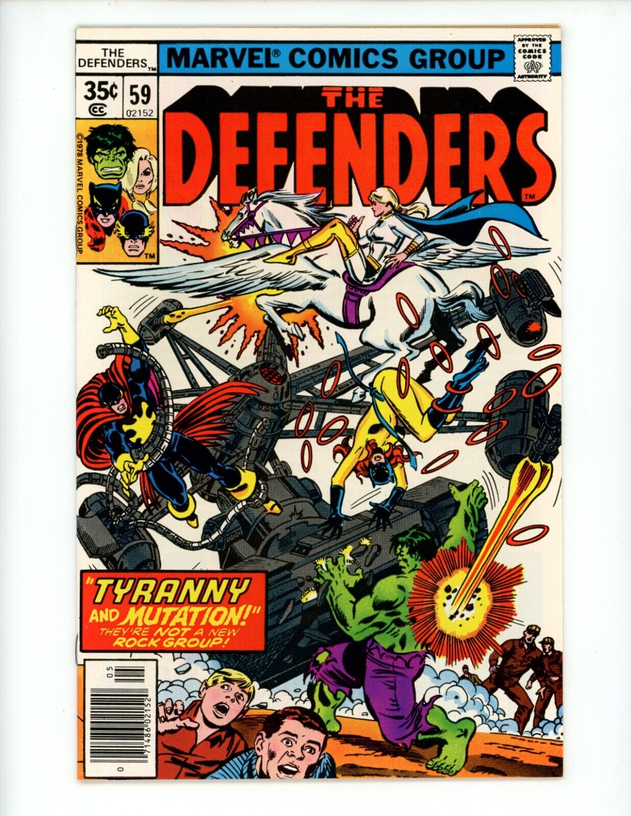 Defenders #59 Comic Book 1978 NM High Grade George Perez Marvel