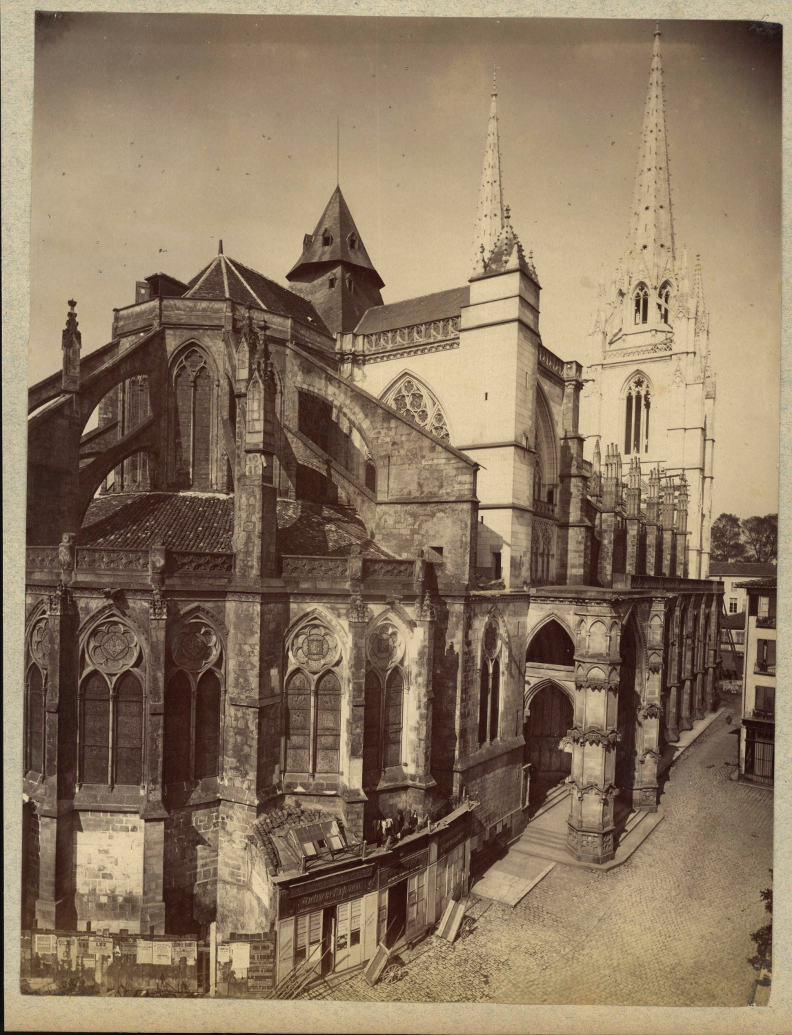 France, Bayonne, Cathedral of Sainte-Marie Vintage print print print print print print, album print