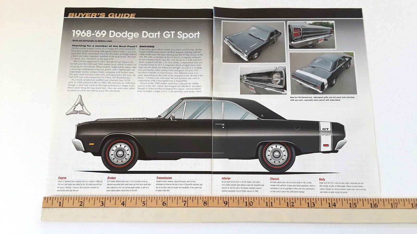 1968 - 1969 DODGE DART GT SPORT ORIGINAL 2008 ARTICLE