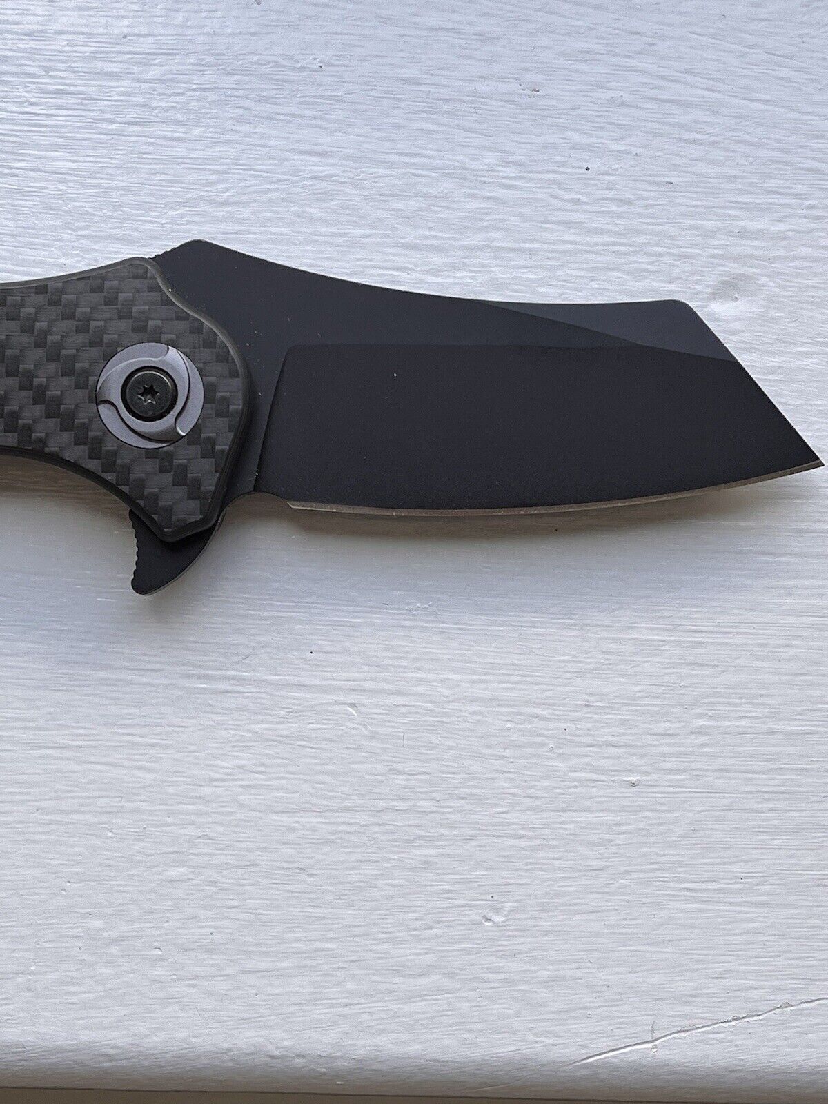 Carbon fiber knife- Titanium Coating