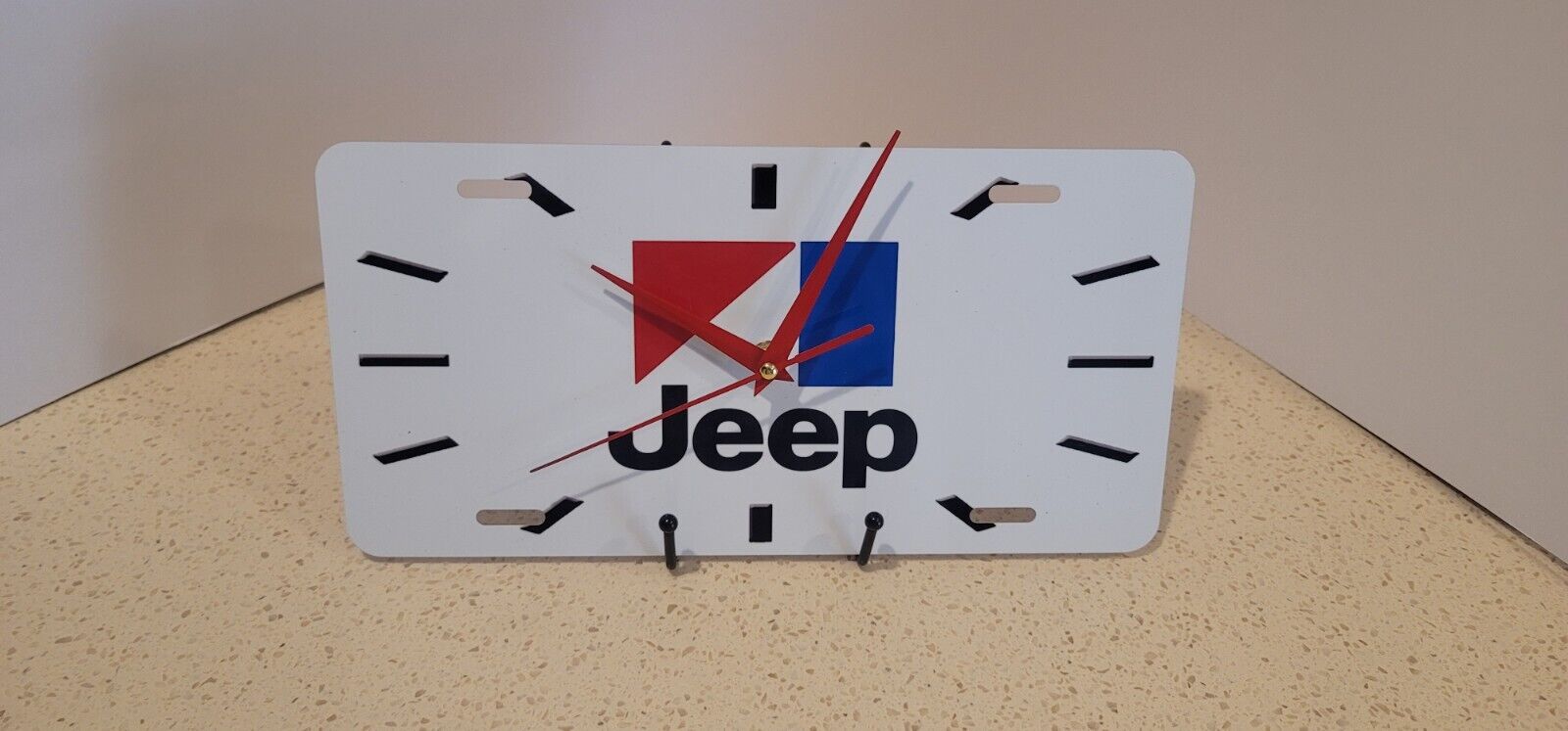 vintage Jeep Amc automotive wall clock Rare license plate Cj Cj7 Cj5 Cj8 6x12 