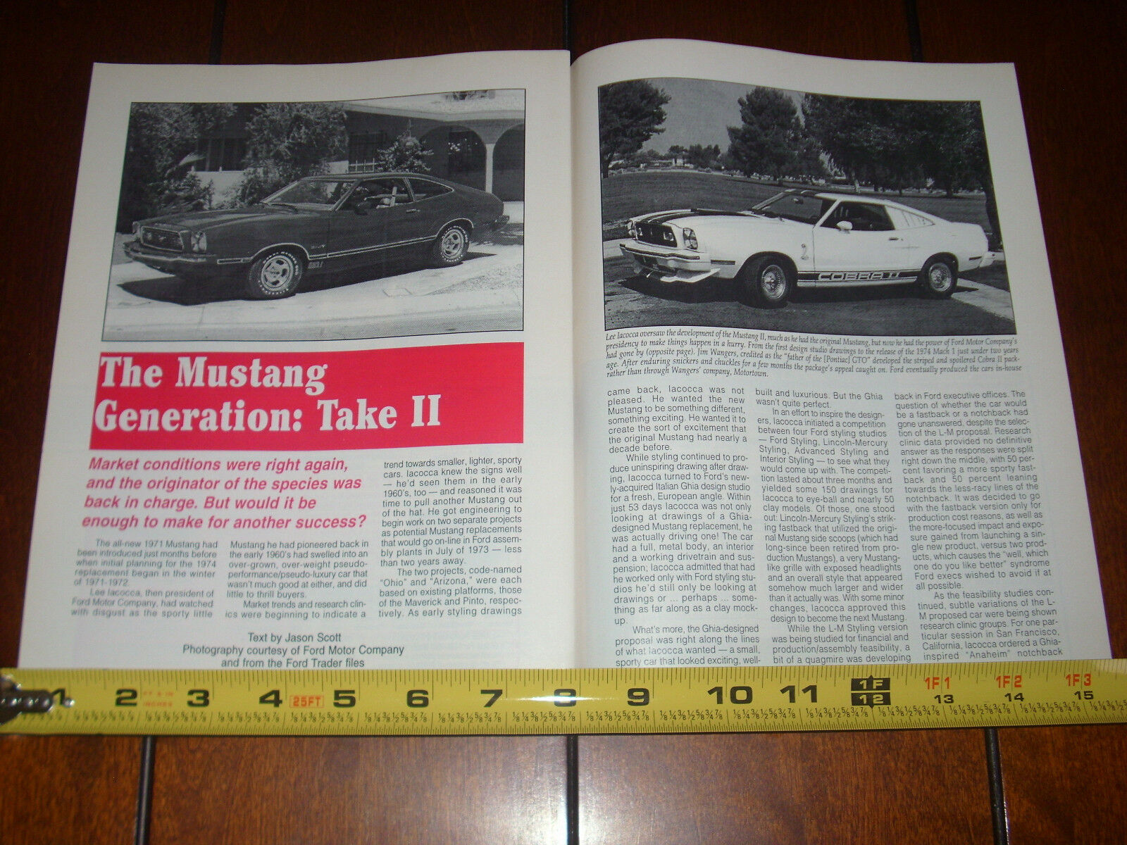 1974 1975 1976 1977 1978 MUSTANG II - ORIGINAL 1994 ARTICLE