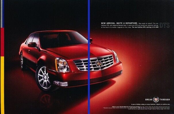 2006 Cadillac DTS 2-page Original Advertisement Print Art Car Ad K03 - DeVille