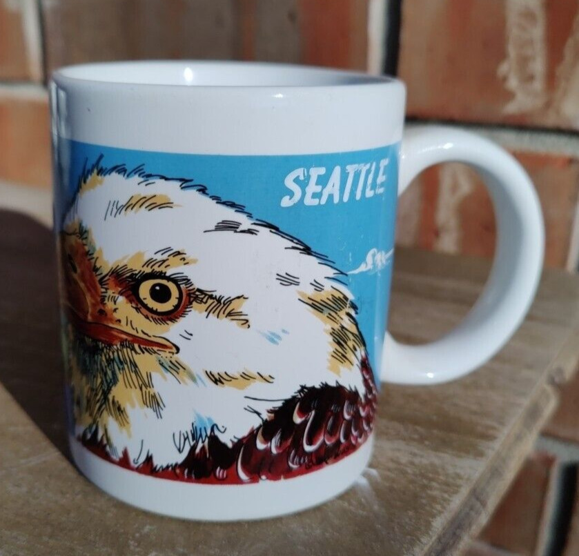 New SEATTLE Bald Eagle Wilderness Scene Coffee Cup/Mug