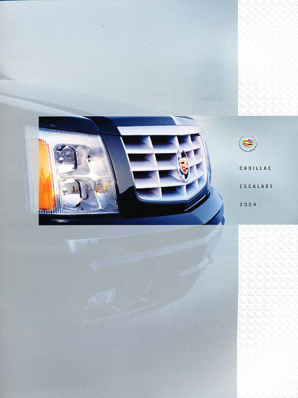 2004 Cadillac Escalade 36-page Original Sales Brochure Book - EXT ESV Canada
