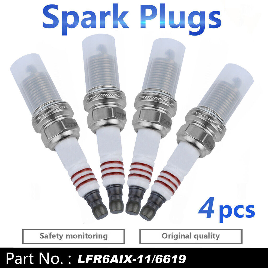4pcs LFR6AIX-11 6619 IRIDIUM IX Resistor Spark Plug For NGK Lexus Mercedes-Benz