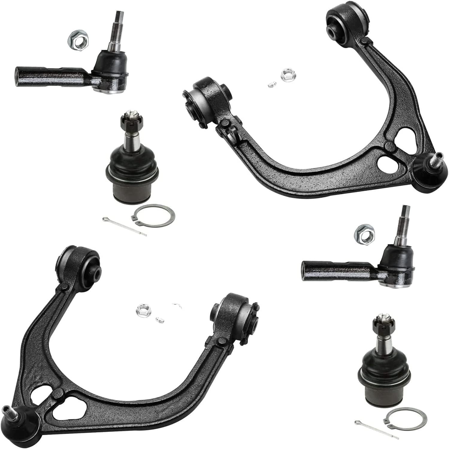 - RWD Front Upper Control Arms Lower Ball Joints Outer Tie Rods for 300 Dodge Ma