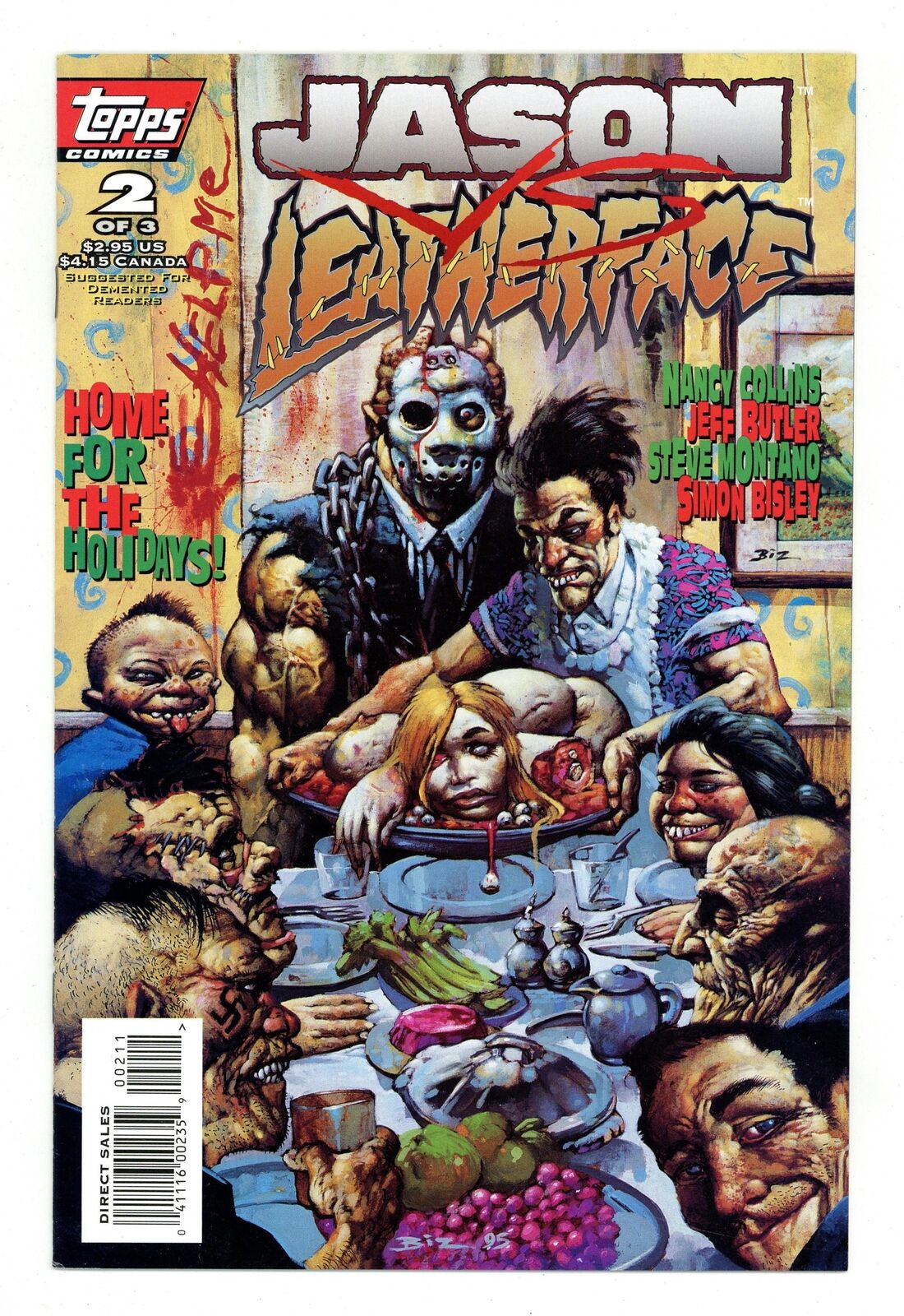 Jason vs. Leatherface #2 VF 8.0 1995